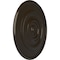 Ekena Millwork Traditional Reece Ceiling Medallion (Fits Canopies up to 5 7/8"), 24 3/8"OD x 1 1/8"P, Stone Hearth CM24RESHF - alternate 2